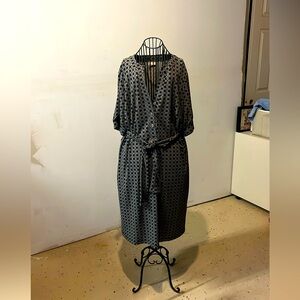 Cross pattern dress, size XL.